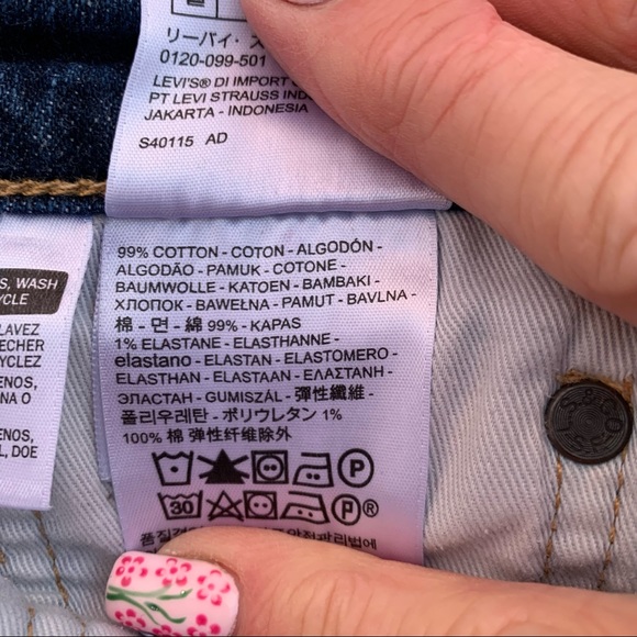 541 Athletic Fit Medium Stonewash Levi Jeans - Size 31 X 30 - Picture 9 of 10